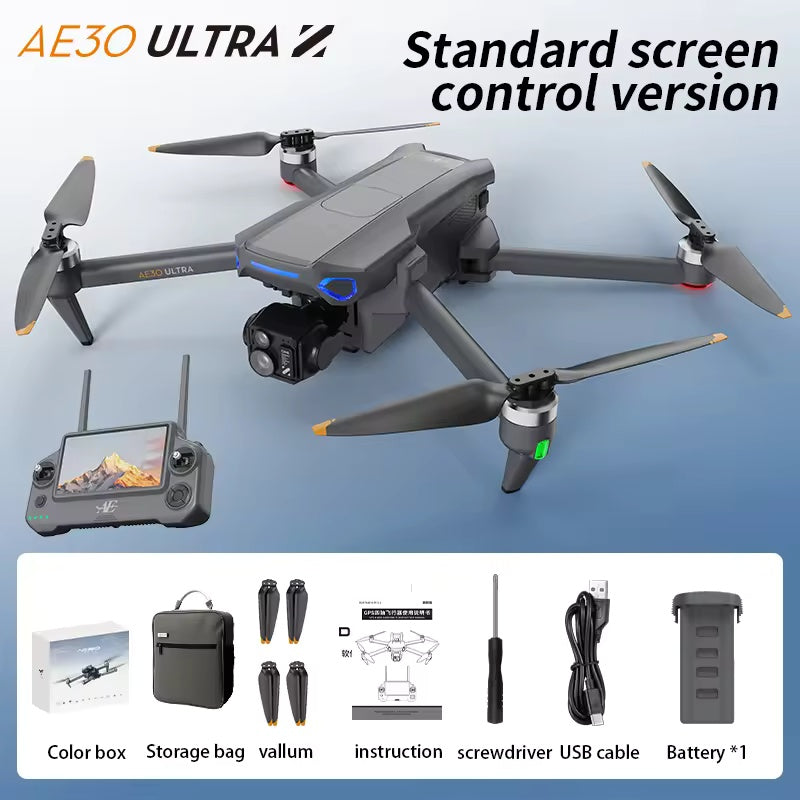 Photographer Drone with Tri-axis Brushless Universal Frame Laser Obstacle Avoidance TF-AE30
