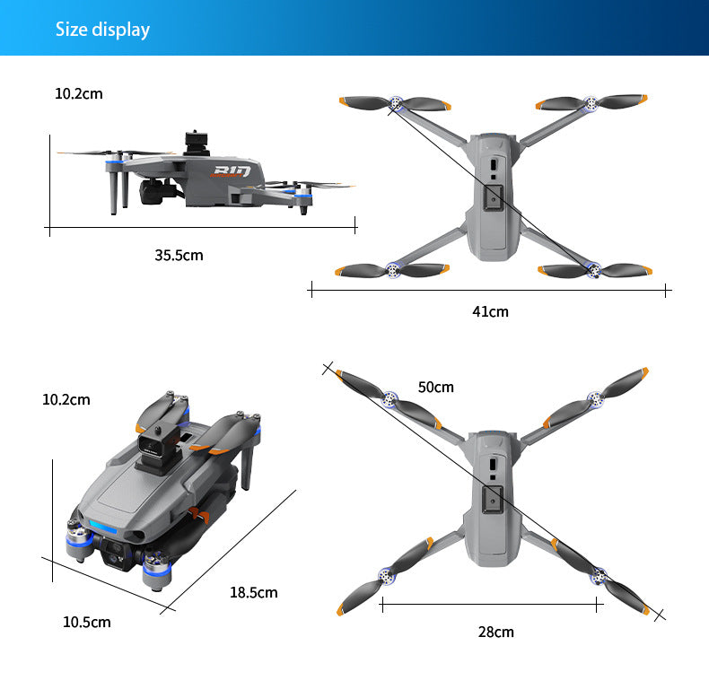 Photographer Drone with 4K Camera 30minutes Flying Time and One Click Drop TF-B10
